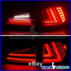 2006-2008 Lexus IS250 IS350 LED Tail Lights Rear Brake Lamps Black Replacement