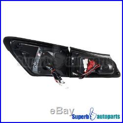 2006-2008 Lexus IS250 IS350 LED Tail Lights Rear Brake Lamps Black Replacement