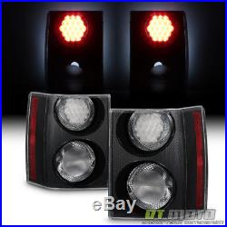 2006-2009 Land Rover Range Rover HSE EURO Black/Clear LED Tail Lights Left+Right