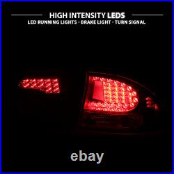 2006-2011 For Honda Civic Sedan 4DR Black LED Brake Tail Lights