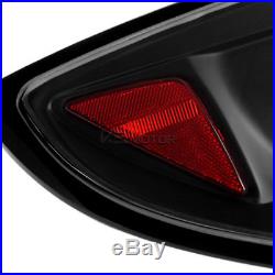 2006-2011 Mitsubishi Eclipse LED Tail Lights JDM Black Clear Lens Replacement