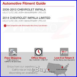 2006-2013 Chevrolet Impala LS LT LTZ SS SINISTER BLACK LED Signal Tail Lights