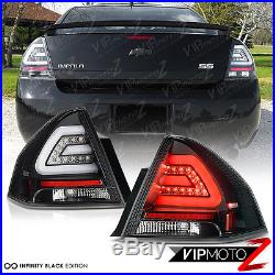 2006-2013 Chevy Impala SS NEWEST FIBER OPTIC LED Black Tail Lights Brake Lamps