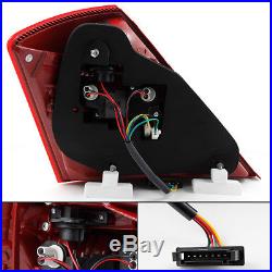 2007-2012 Benz W221 S-Class LED Signal Red Clear Full LED Tail Lights Lamps L+R