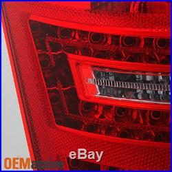 2007-2012 Benz W221 S-Class LED Signal Red Clear Full LED Tail Lights Lamps L+R