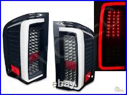 2007-2013 Chevy Silverado 1500 2500 3500 Pickup G5 Black Full LED Tail Lights
