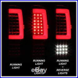 2007-2013 Chevy Silverado 1500 2500 Sequentia LED Tube Tail Lights Brake Lamps