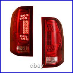 2007-2013 Tail Lights For Chevy Silverado 1500 2500 3500 Sequential Brake LED La