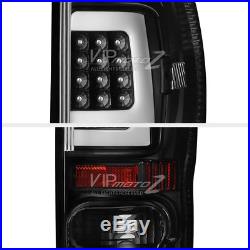 2007-2013 Toyota Tundra NEWEST NEON TUBE Black LED Rear Brake Tail Lights Lamp