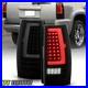 2007-2014 Chevy Suburban Tahoe GMC Yukon Black Smoked Full LED Tail Lights Lamps