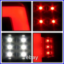 2007-2014 Chevy Suburban Tahoe GMC Yukon Black Smoked Full LED Tail Lights Lamps