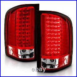 2007-2014 For Chevy Silverado 1500 2500 3500 HD Red LED Rear Brake Tail Lights