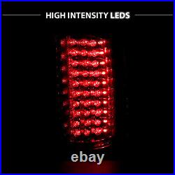 2007-2014 For Chevy Silverado 1500 2500 3500 HD Red LED Rear Brake Tail Lights