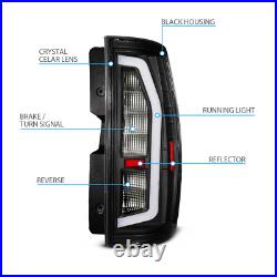2007-2014 For GMC Yukon/Yukon XL Chevy Tahoe/Suburban Clear C LED Tail Lights