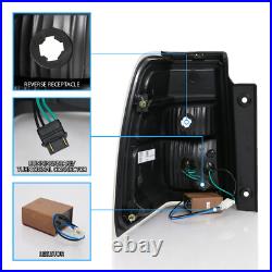 2007-2017 LED Chrome Brake Back Tail Lights Replacement Pair For Ford Expedition