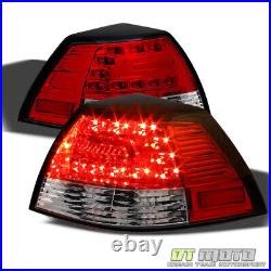 2008-2009 Pontiac G8 Red Clear Lumileds LED Tail Lights Brake Lamps Left+Right
