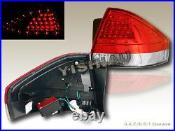 2008-2011 Ford Focus LED Red Clear Tail Lights 2 / 4 Door