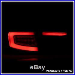 2008-2014 Subaru Impreza WRX Hatchback Black Smoked LED Sequential Tail Lights