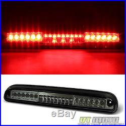 2008-2016 Ford F250 F350 F450 Super Duty Tail Lights +Smoked 3rd LED Brake Lamp