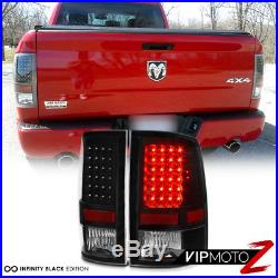 2009 2010 2011 2012 2013-2018 Dodge Ram Black Halo LED Headlights Tail Light SET