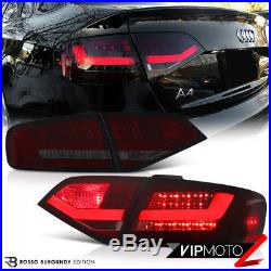 2009-2012 A4 Quattro B8 Sedan BURGUNDY RED LED SMD Rear Tail Light Trunk Lamp