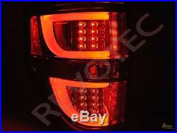 2009-2014 Ford F150 F-150 Pickup G2 Red LED Tube Tail Lights Lamps RH & LH