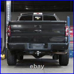 2009-2014 Ford F150 Pickup Black Full LED Tube Tail Lights Brake Lamps