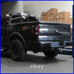 2009-2014 Ford F150 Pickup Black Full LED Tube Tail Lights Brake Lamps