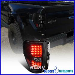 2009-2014 Ford F150 Pickup LED Brake Lamps Tail Lights Black