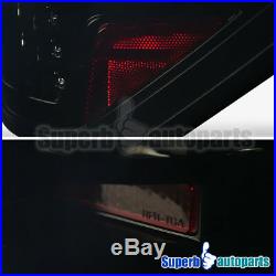 2009-2014 Ford F150 Pickup LED Brake Lamps Tail Lights Glossy Black