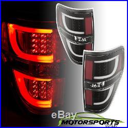2009-2014 Ford F150 XL/STX/XLT/FX2/FX4/Lariat/King Black LED Tail Lights Pair