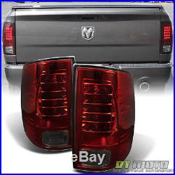 2009-2017 Dodge Ram 1500/ 2500/ 3500 Red Smoked Philips Lumileds LED Tail Lights
