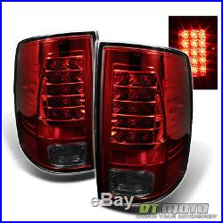 2009-2017 Dodge Ram 1500/ 2500/ 3500 Red Smoked Philips Lumileds LED Tail Lights