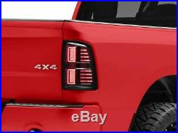 2009-2018 Dodge Ram Morimoto XB LED Tail Lights Smoked Rear Brake Lamps L+R Set