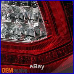 2010 2011 2012 Lexus RX350 4PCS Red LED Tube Tail Lights Inner Outer Brake Lamps