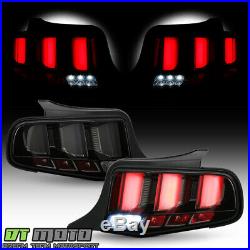 2010-2012 Ford Mustang Smoked LED Tube Sequential Signal Tail Lights Brake Lamps