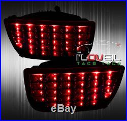 2010-2013 Chevy Camaro 4pc Rear Sequential Signal Led Tail Lights Black Housing