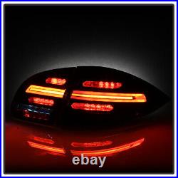 2011-2014 Porsche Cayenne 958 Red Smoked Full LED Sequential Tail Lights Lamps