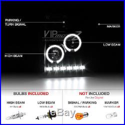 2011-2016 Ford F250 Dark Smoke High Stop Light Taillights Black Headlamps LED