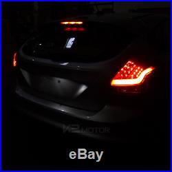 2012-2014 Ford Focus 5Dr Hatchback SMOKED LED Tail Lights withDriving Neon Tube