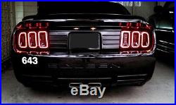 2013, 2014 Style Ford Mustang LED Halo Tail Lights (05-09 All)
