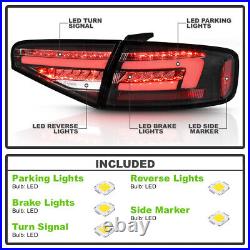 2013-2016 Audi A4 S4 Incandescent Upgrade Full LED Tail Lights Lamps Left+Right