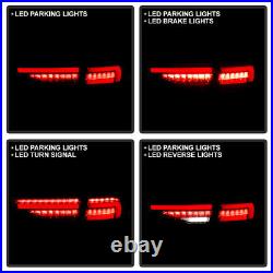 2013-2016 Audi A4 S4 Incandescent Upgrade Full LED Tail Lights Lamps Left+Right