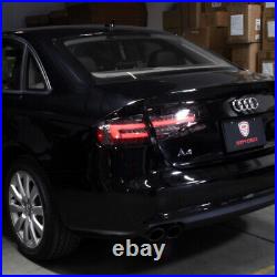 2013-2016 Audi A4 S4 Incandescent Upgrade Full LED Tail Lights Lamps Left+Right
