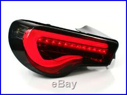 2013+ Subaru Brz Zc6 / Scion Fr-s V-type Led Sequential Taillights Smoke/gold