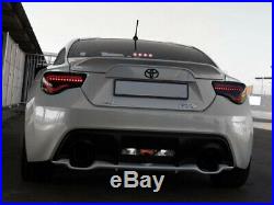 2013+ Subaru Brz Zc6 / Scion Fr-s V-type Led Sequential Taillights Smoke/gold