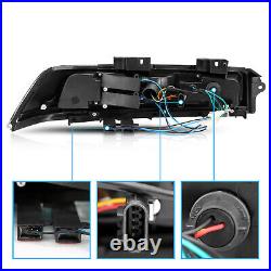 2014 2015 For Chevy Camaro LED Smoke Rear Brake Replacement Tail Lights Lamps