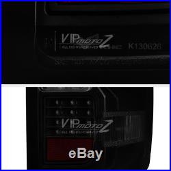 2014-2018 Chevrolet Silverado 1500 SINISTER BLACK Smoke LED Brake Tail Lights