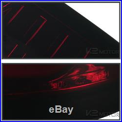2014-2018 GMC Sierra 1500 2500 3500 Rear Brake LED Bar Tail Lights Red/Smoke