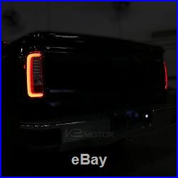 2014-2018 GMC Sierra 1500 2500 3500 Rear Brake LED Light Bar Tail Lights Black